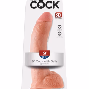 9" Cock with Balls  Light