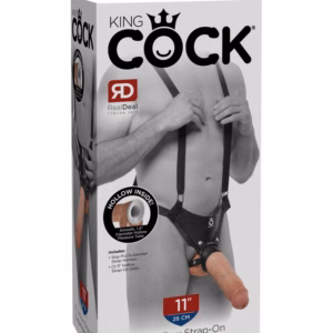 11" Hollow Strap On Suspender System Light/Black