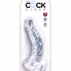 7.5" with balls Clear