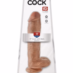 11" Cock with Balls  Tan