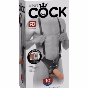 10" Hollow Strap On Suspender System Light/Black