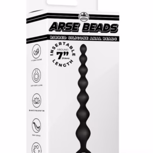 Arse Beads 7" Ribbed Silicone Aanal Beads II