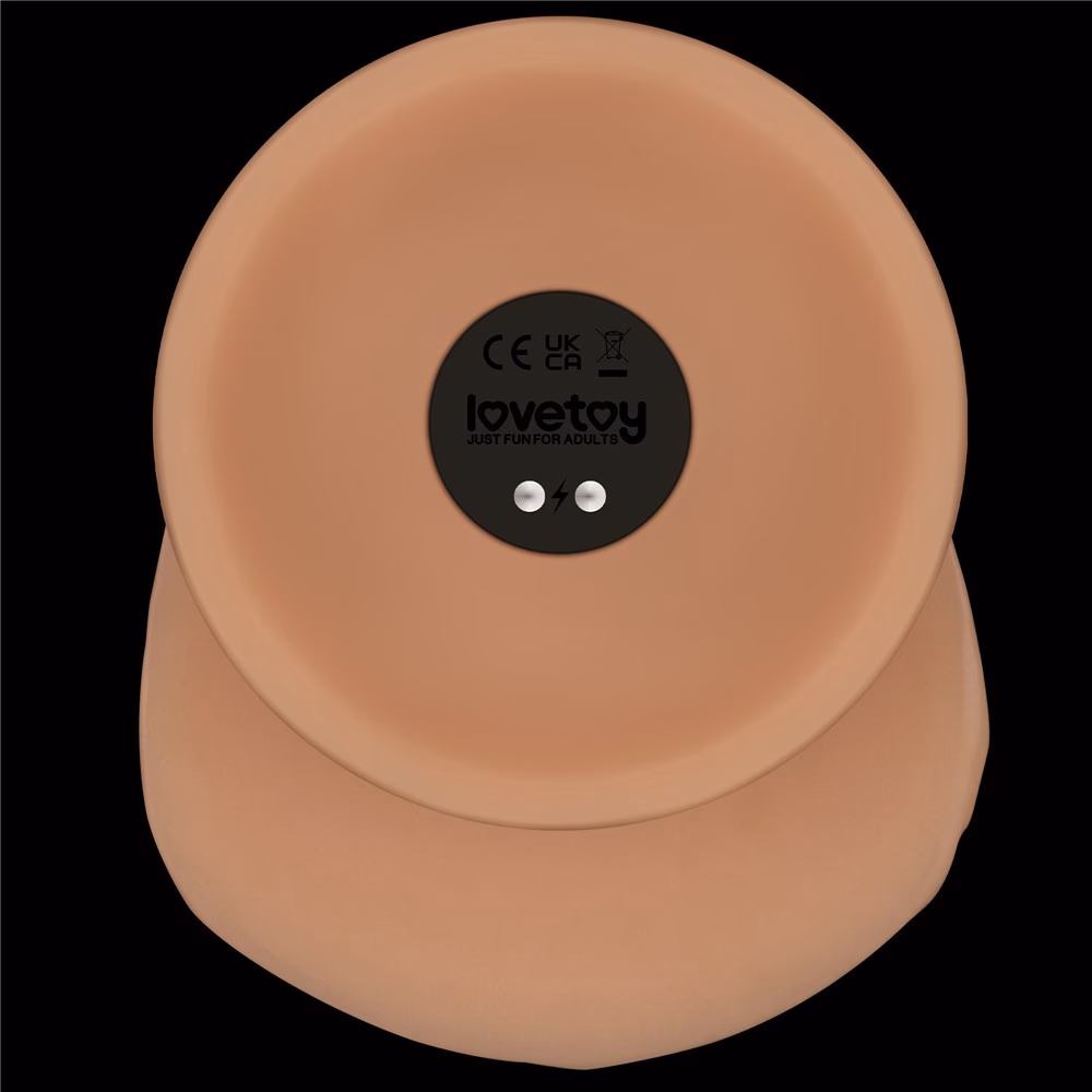 8'' Vibrating Power Basics Cock realisztikus vibrátor - Image 4