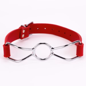Calf Softy Leather Top and Lamb Leather Padding with Stainless Steel Mouth Piece Red