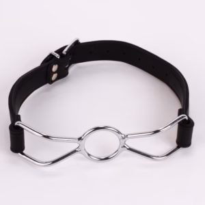 Calf Softy Leather Top and Lamb Leather Padding with Stainless Steel Mouth Piece Black