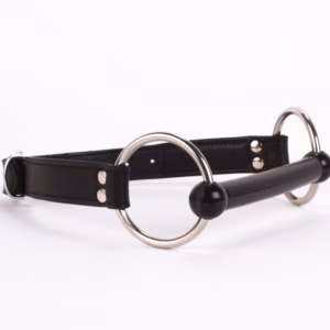 Calf Softy Leather Top and Lamb Leather padding with Silicone Mouth Piece Black