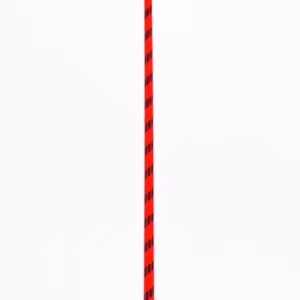 Nylon Stick with Neon Strip and Goat Kid Leather Handle Nubuck Leather Top Red