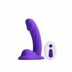 Colours - Curve - Vibrating - 5" Dildo - Purple
