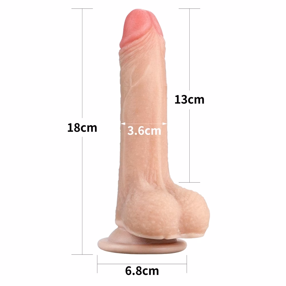 7'' Sliding Skin Dual Layer Dong - Image 9