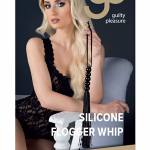 GP Silicone Flogger Whip Black