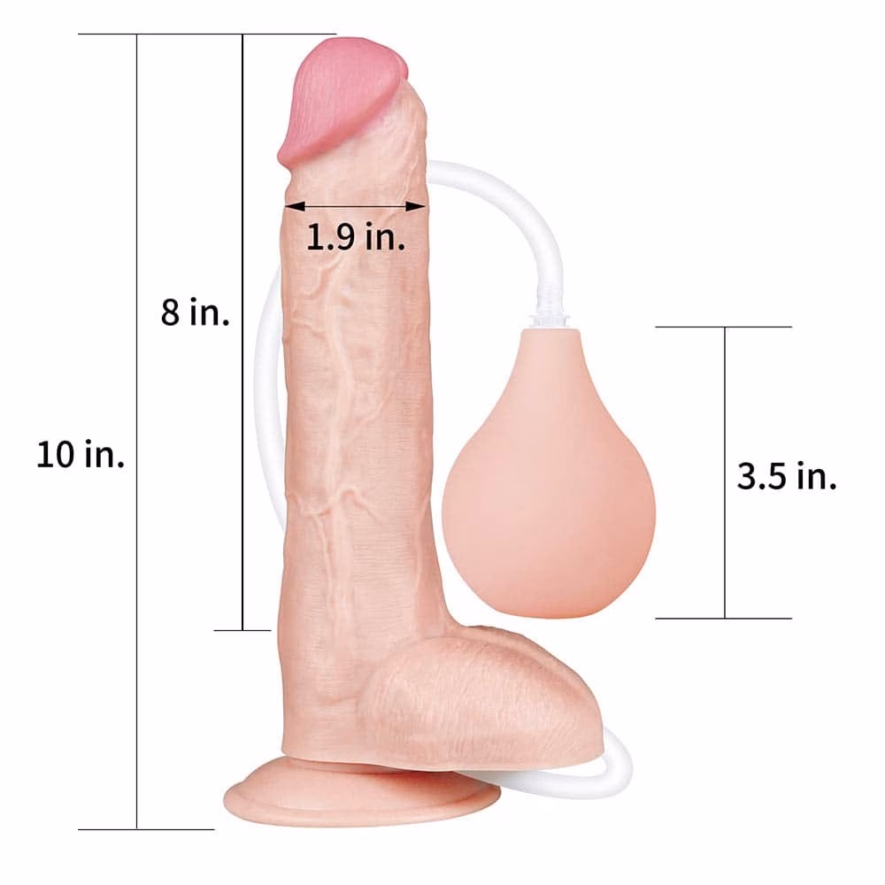 10'' Squirt Extreme Dildo Flesh - Image 12