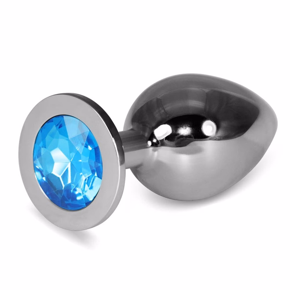 Rosebud Classic Metal Plug L Blue_B15O50_3