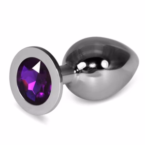 Rosebud Classic Metal Plug L Purple_B15O50_3