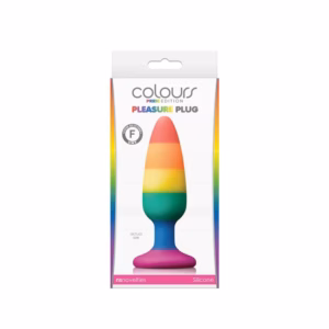 Colours - Pride Edition - Pleasure Plug - Medium -Rainbow_B0O25_2