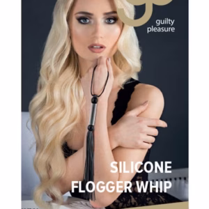 GP Silicone Flogger Whip Black