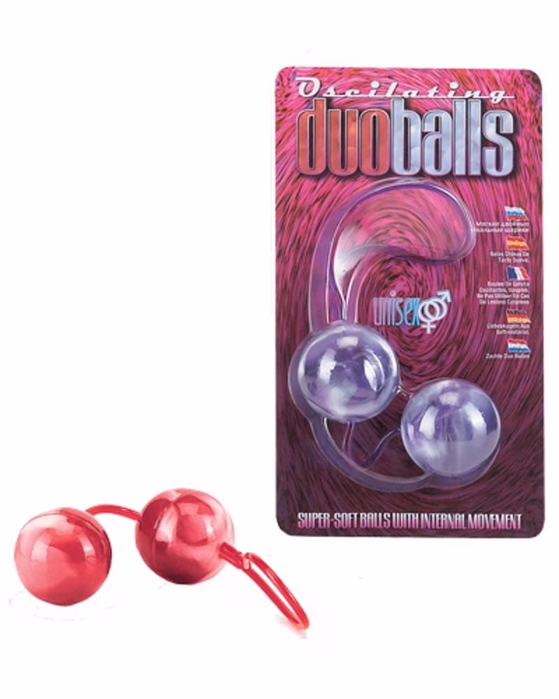 Marbilized Duo Balls Red_B0O25_4