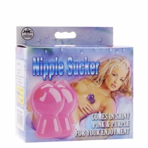 Nipple Sucker Pair In Shiny Pink