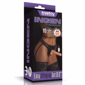 Vibrating Easy Strapon Set 7.5"