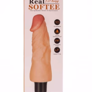 7" Real Softee Vibrating Dildo  1