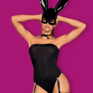 Bunny costume L/XL black