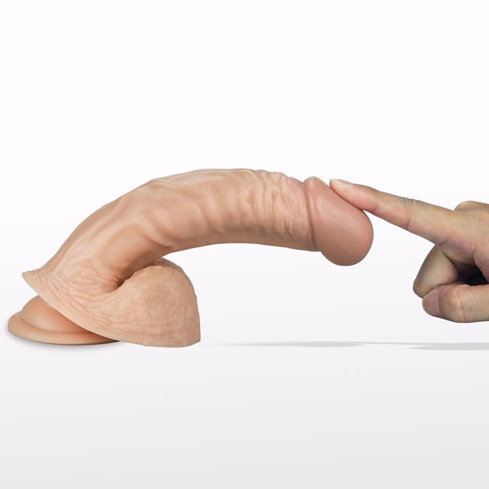 8.5" Real Extreme Vibrating Dildo - Image 2