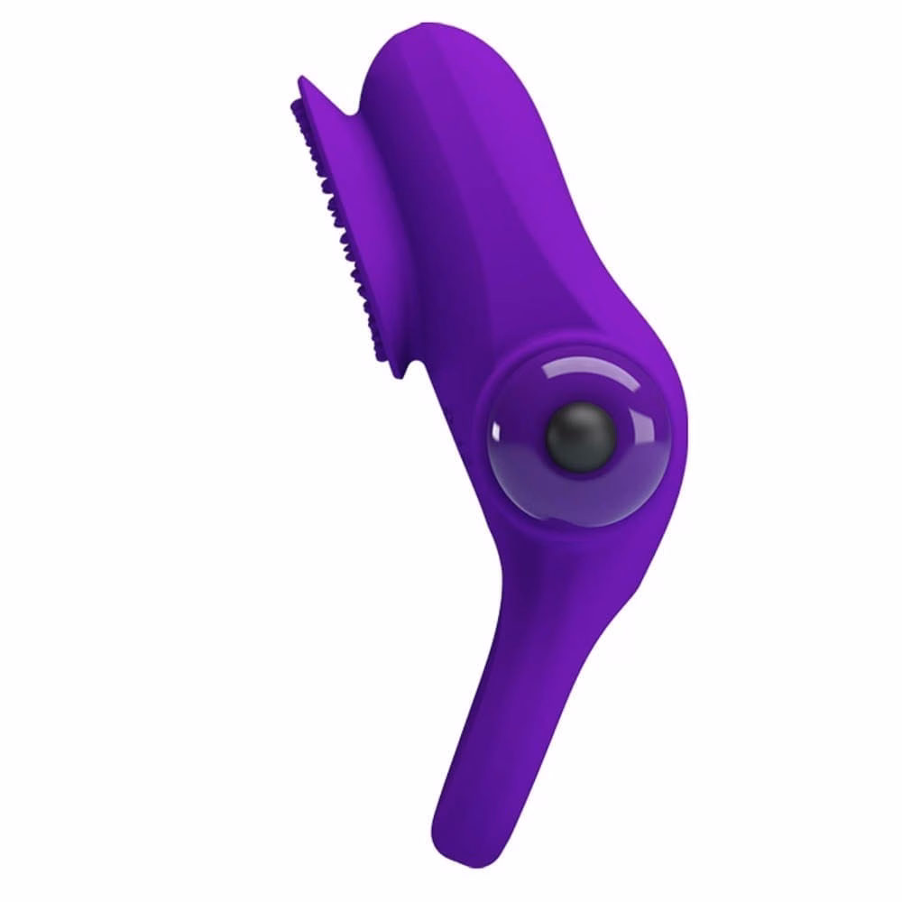 Pretty Love Vibrant Penis Ring 2 Purple - 4. kép