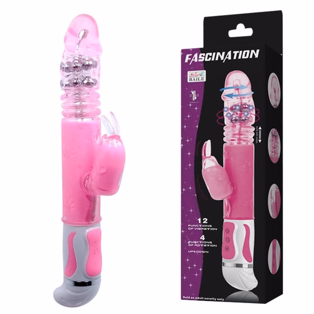 Fascination Bunny Vibrator Pink 2