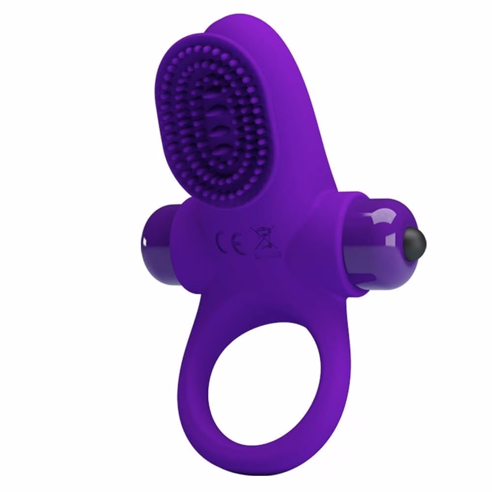 Pretty Love Vibrant Penis Ring 2 Purple - 3. kép