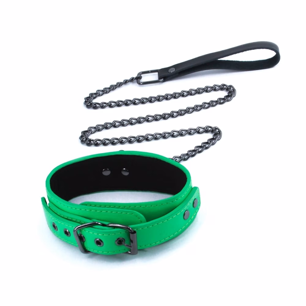 Electra - Collar & Leash - Green - Image 2