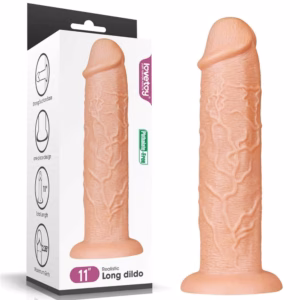 11'' Realistic Long Dildo Flesh