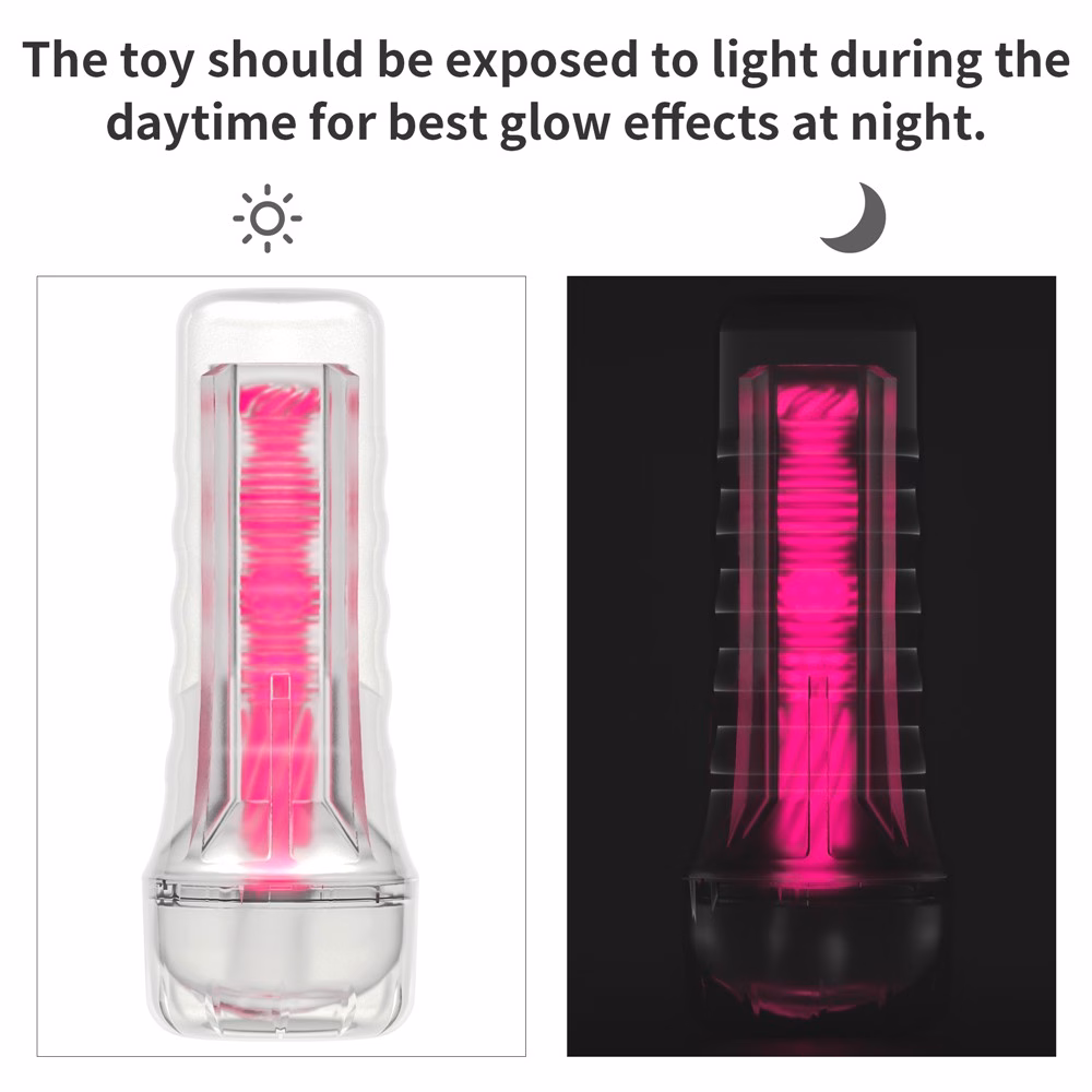 8.5'' Lumino Play Masturbator - Pink Glow - Image 16