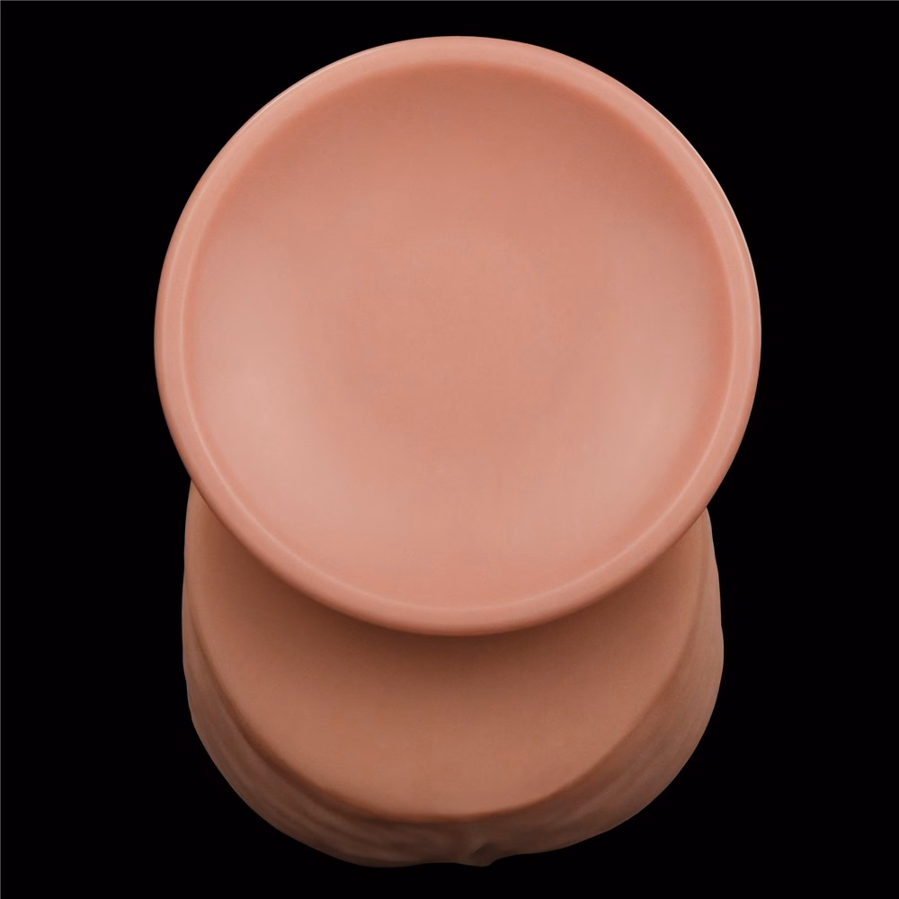 12'' King Sized Sliding Skin Dual Layer Dong - Image 6