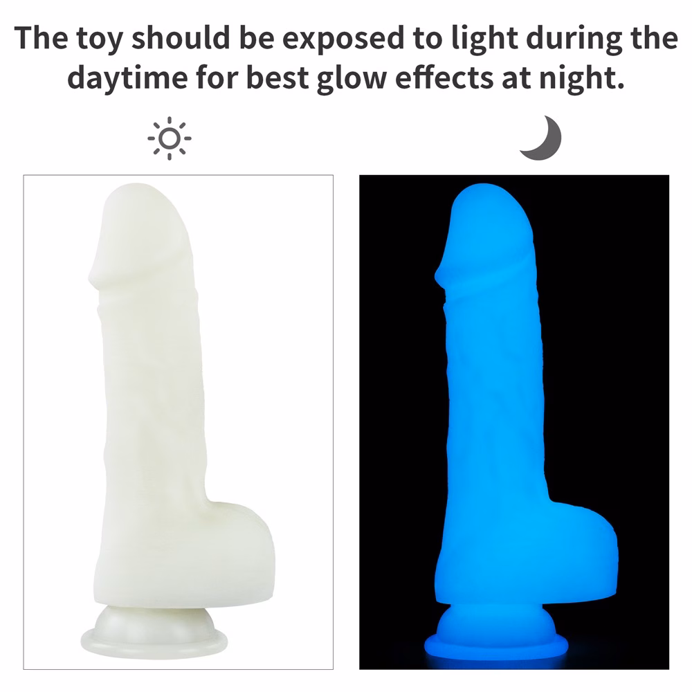 7.5'' Lumino Play Silicone Dildo_B15O50_3 - Image 9