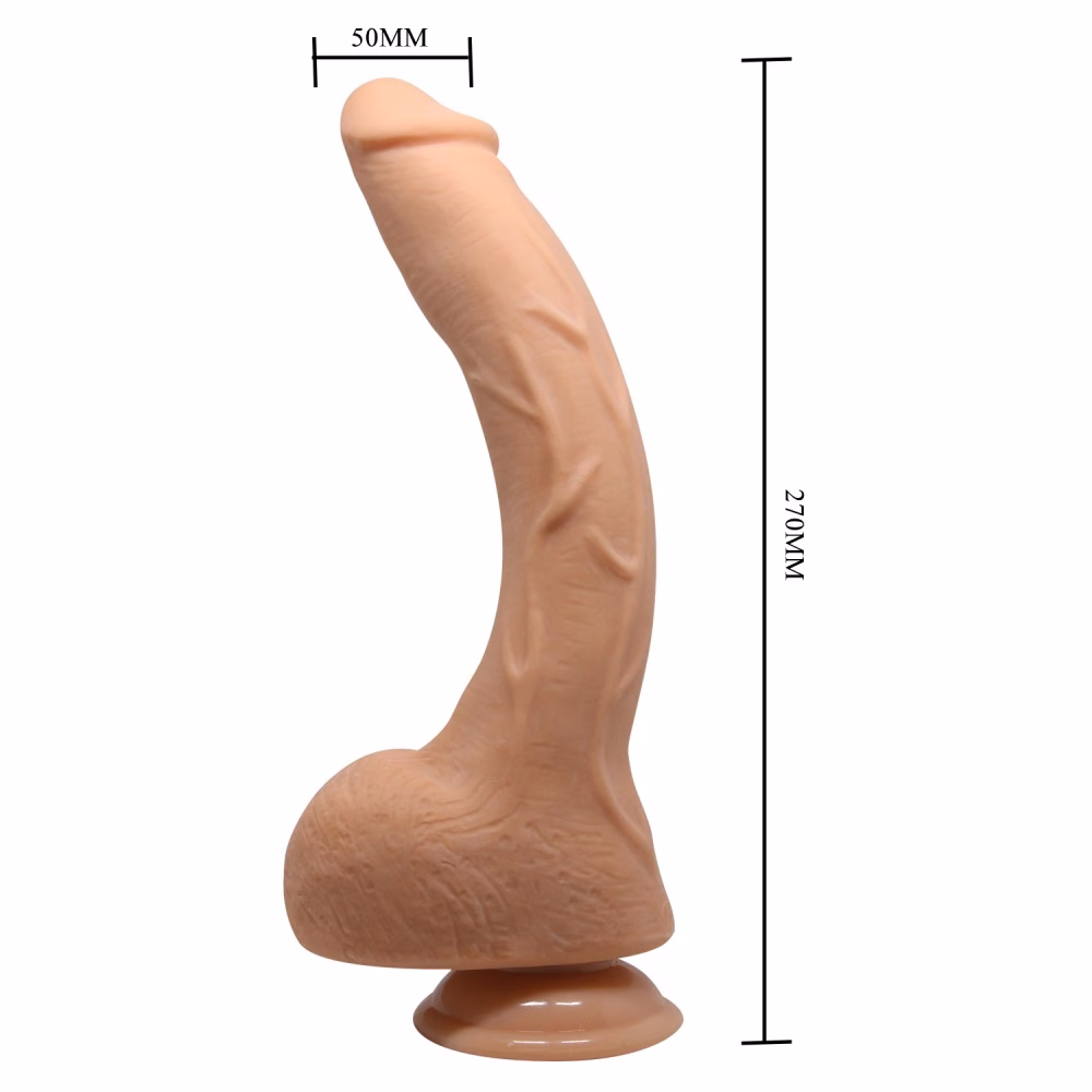 Beautiful Jack 10,6 " Vibrating Dildo - Image 6