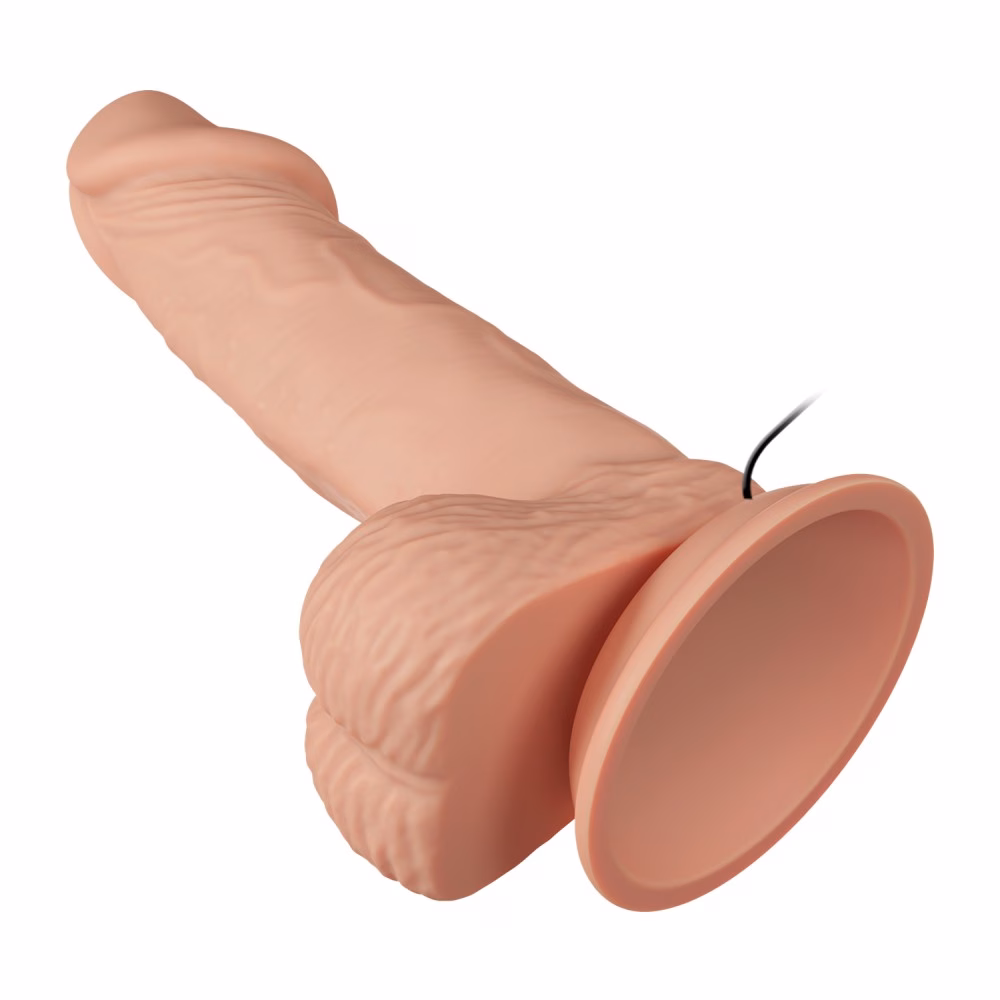 Beautiful Zebulon 7,6 " Vibrating Dildo - Image 8