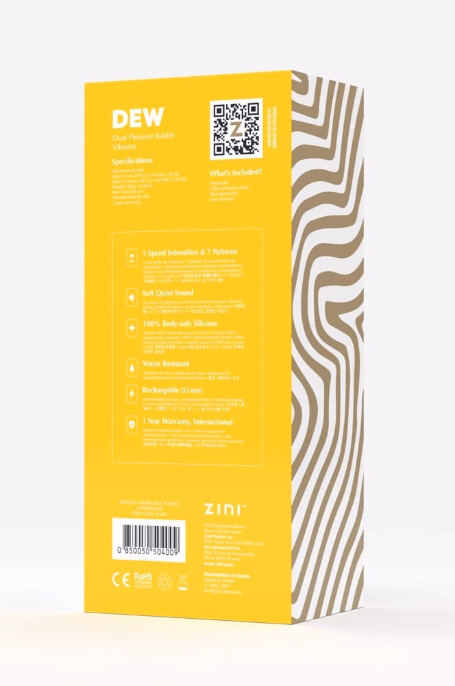 Zini Dew Dual Pleasure Rabbit Vibrator_B15O50_4 - Image 3