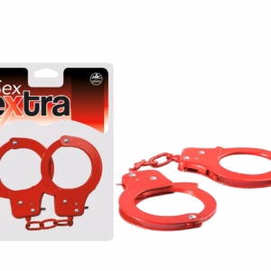 SEX EXTRA - METAL CUFFS RED