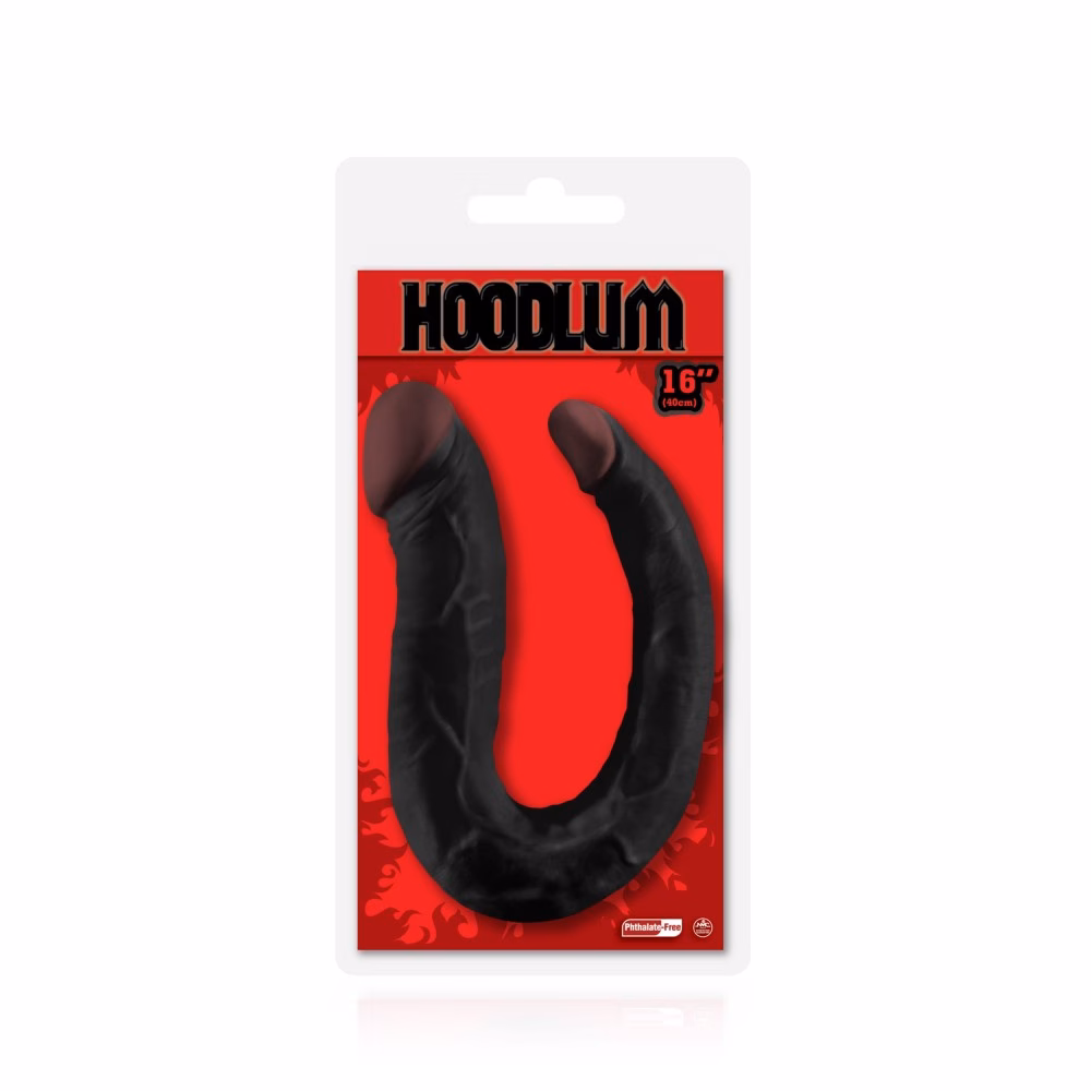 HOODLUM 16" U-SHAPED DONG BLACK_B15O25_4