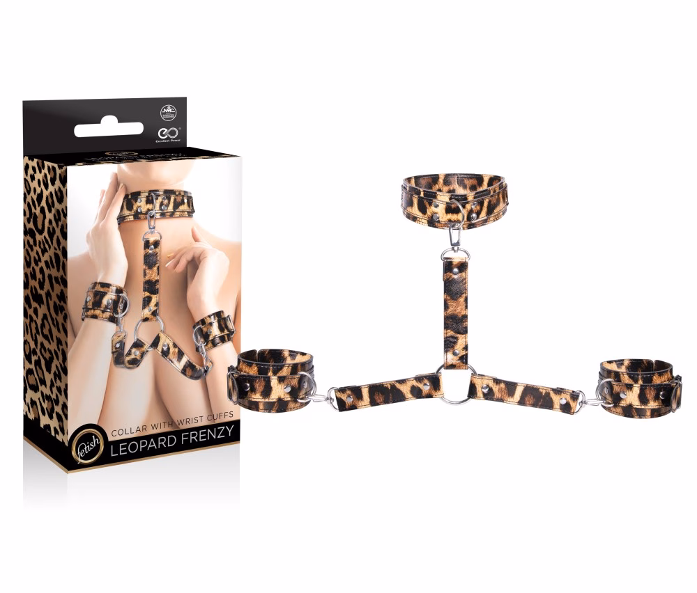 LEOPARD FRENZY COLLAR WITH HAND CUFFS_B15O25_4