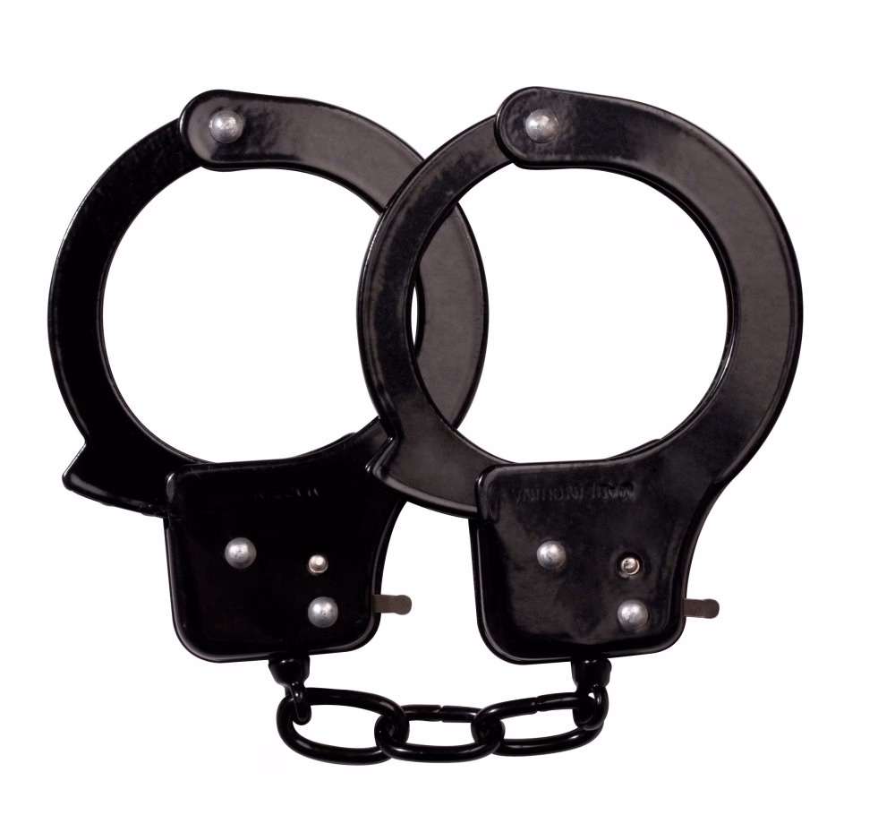 SEX EXTRA - METAL CUFFS BLACK - Image 2