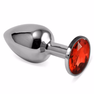 Rosebud Classic Metal Plug S Red