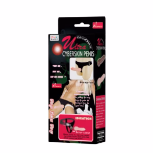 Ultra Cyberskin Strap-on Penis Flesh