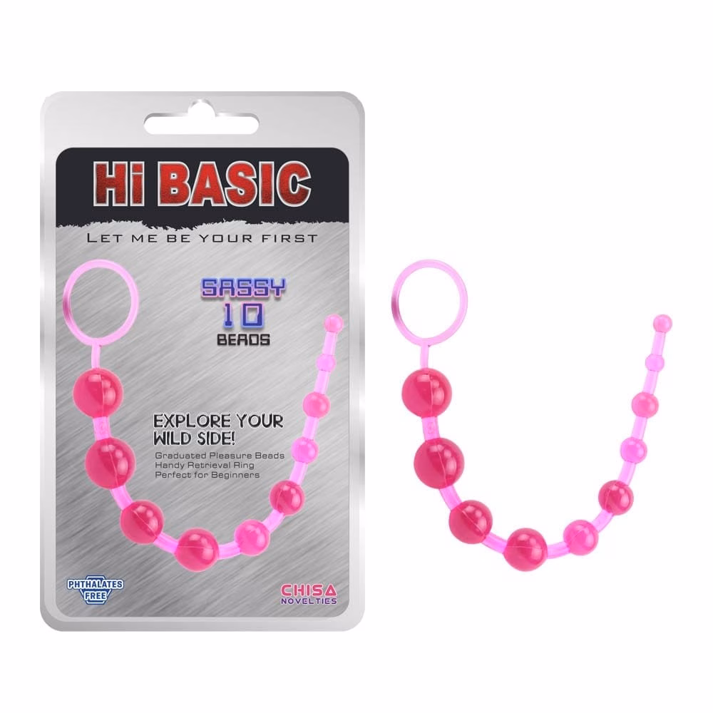 Sassy Anal Beads Pink