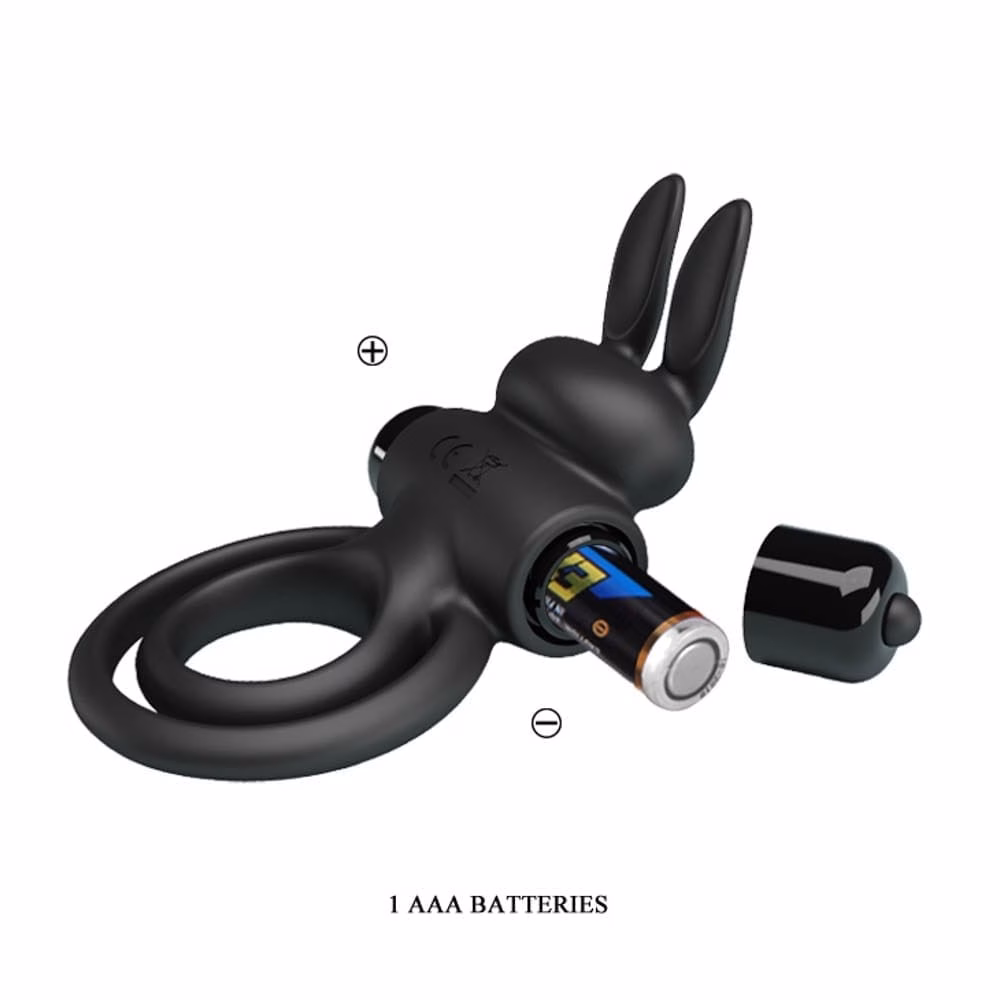 Pretty Love Vibrant Penis Ring 3 Black - 6. kép