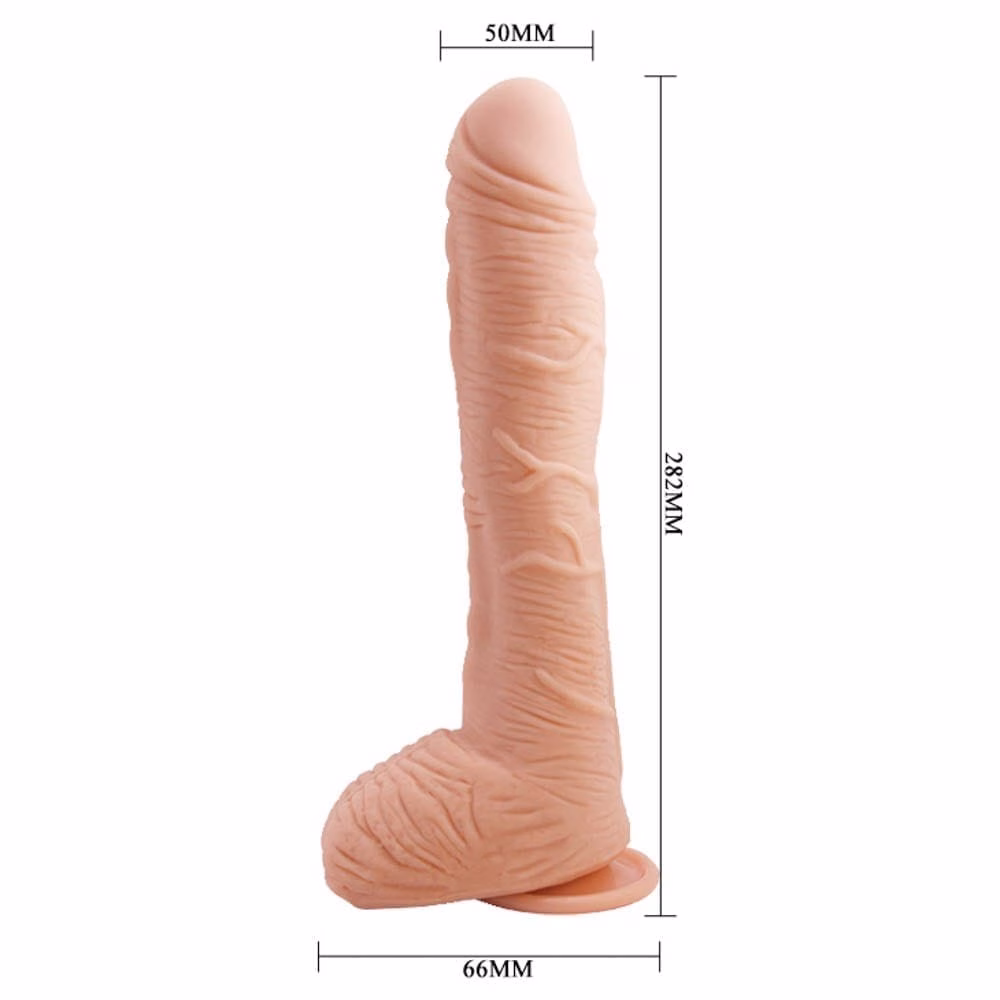 Beautiful Alex 11" Dildo Flesh - Image 5