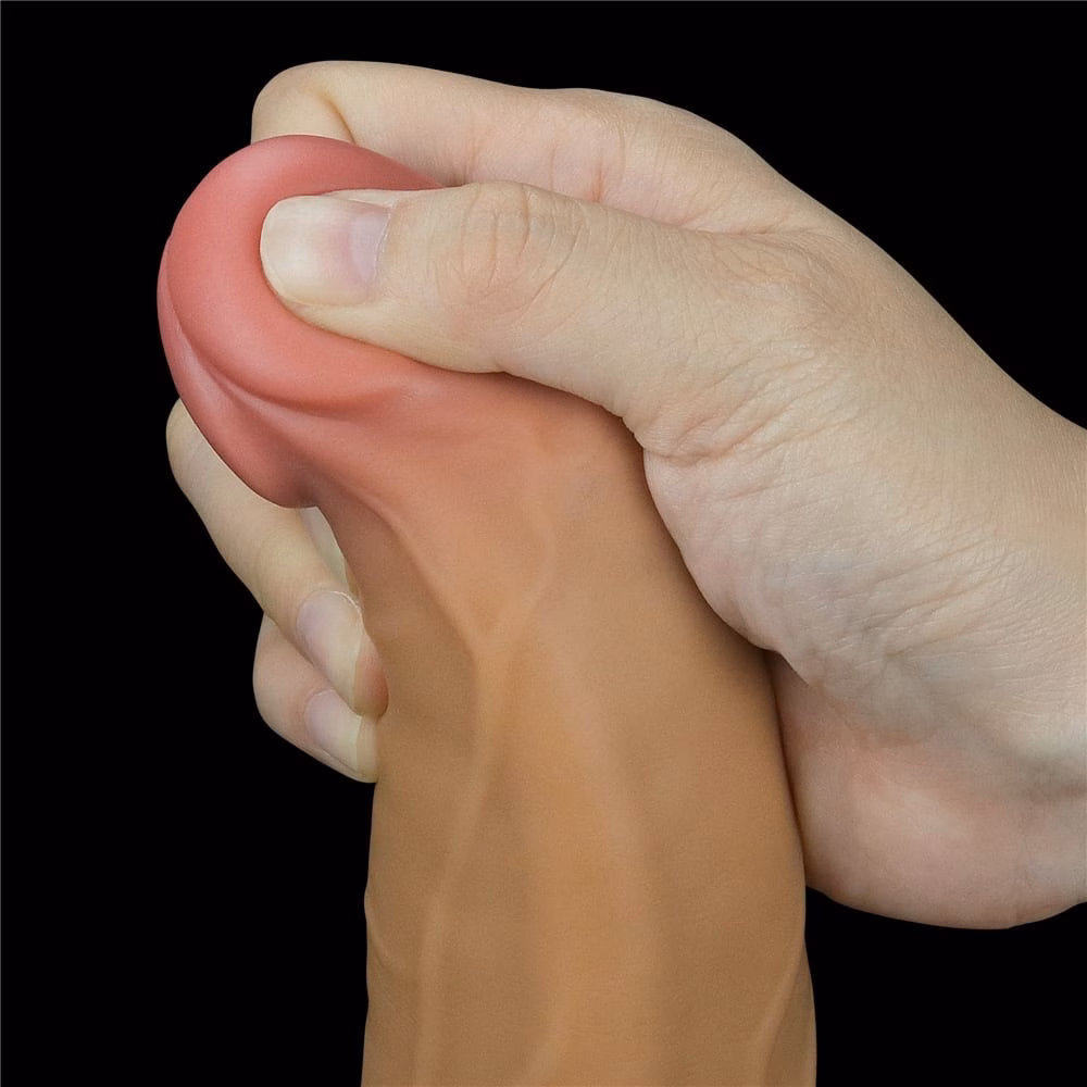 9.0'' Dual Layered Platinum Silicone Rotator - Image 3
