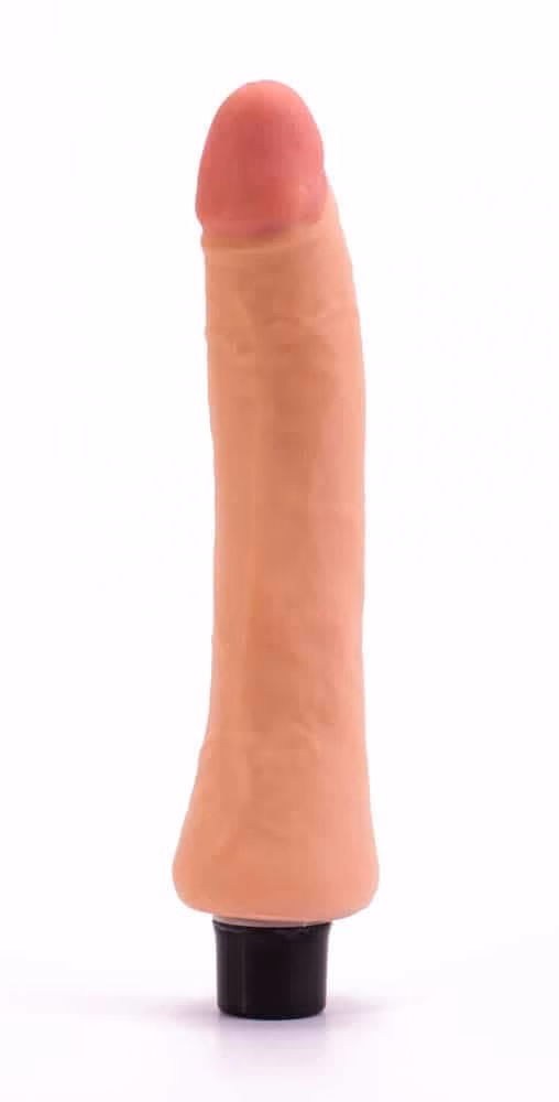 9" Real Softee Vibrating Dildo 5 - Image 6