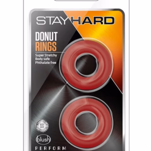 STAY HARD DONUT RINGS RED