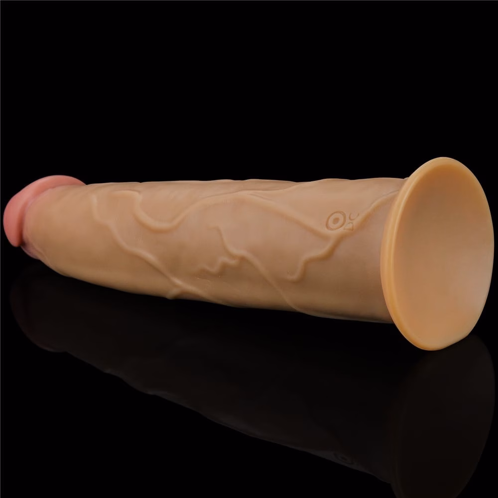 9.0'' Dual Layered Platinum Silicone Rotator - Image 2