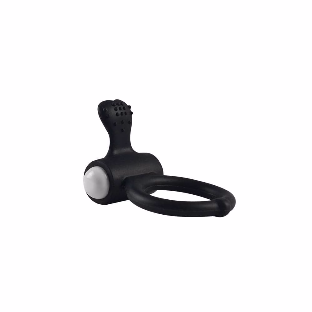 Power Clit Cockring Black 1 - 2. kép